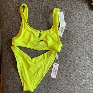 Frankies “Lemon Drop Yellow” Neon Bikini